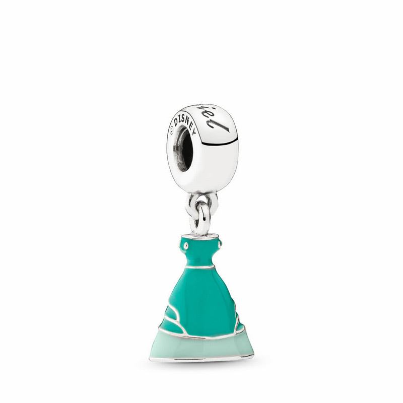 Pandora Disney Ariel's Dress Dangle Charm NZ, Sterling Silver (580374-FBH)